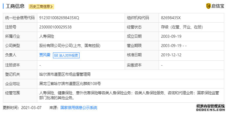 查實(shí)違規(guī)！中國(guó)人壽被罰51萬